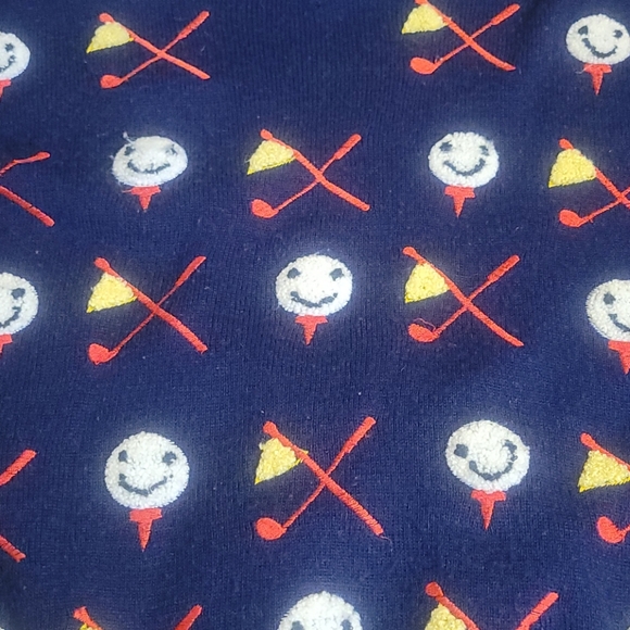 Vintage 60s 70s Golf Sweater L Unisex - Picture 6 of 10